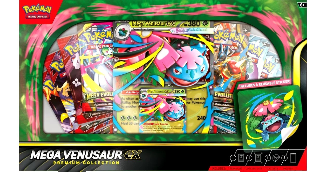 Pokémon TCG: Mega Venusaur EX Premium Collection Box